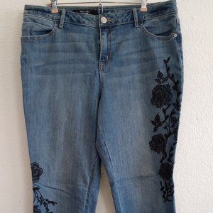 Simple Vera_Vera Wang Low ride Jeans size 14